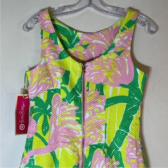 NWT. Lilly Pulitzer for Target Fan Dance Shift Dress. 4. - Picture 11 of 12